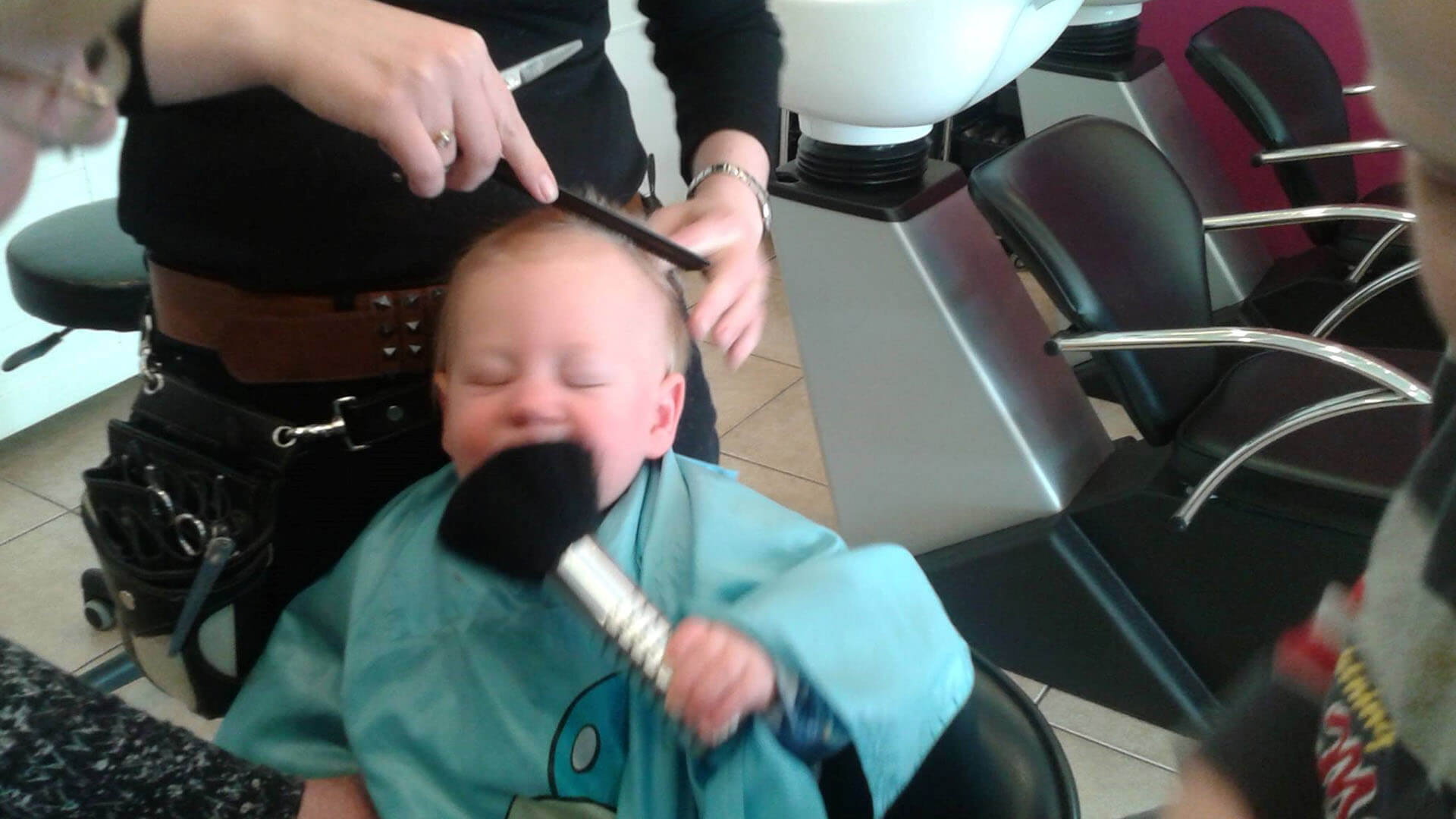 Kinderen kapsel